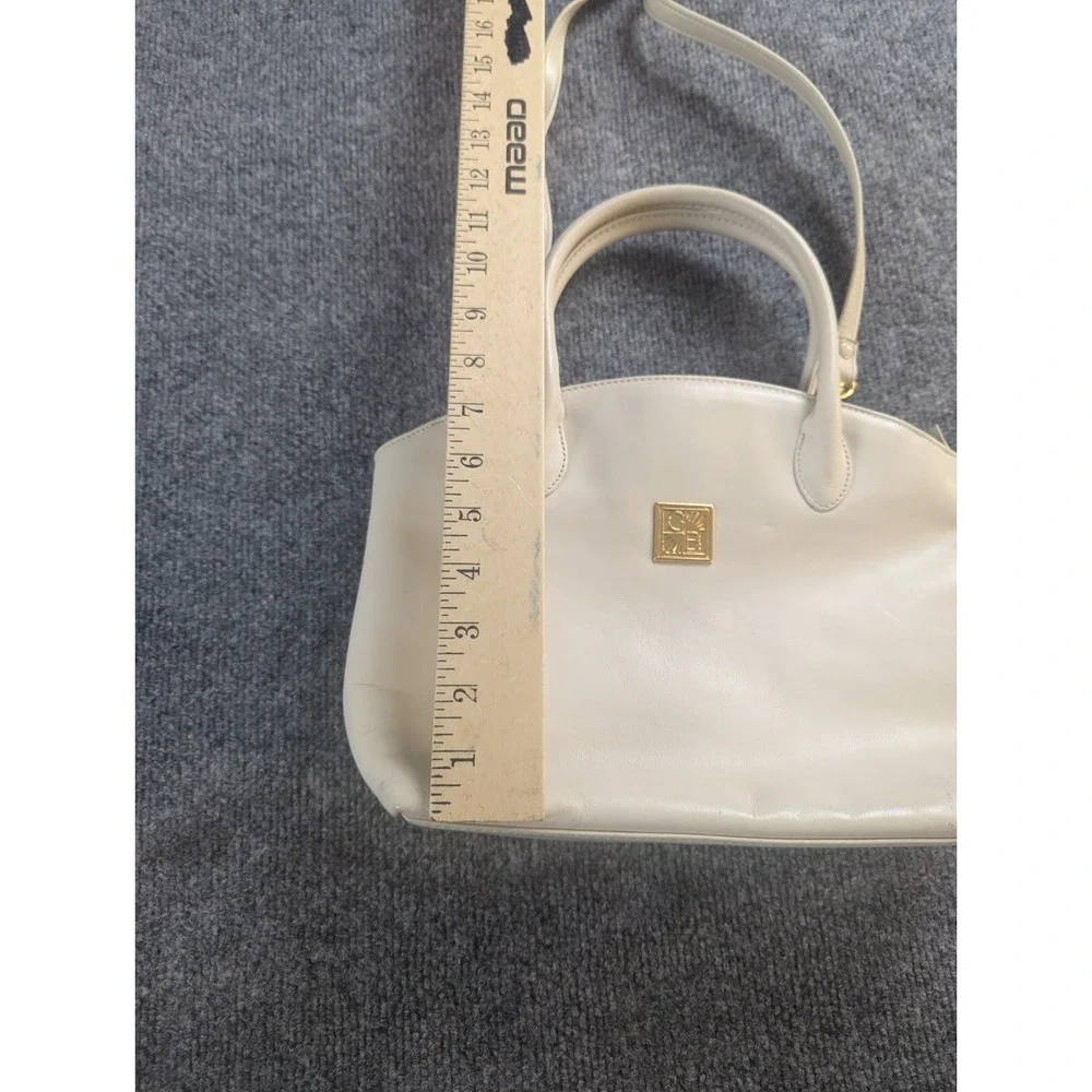 Giani Bernini Cream Handbag Vintage Purse